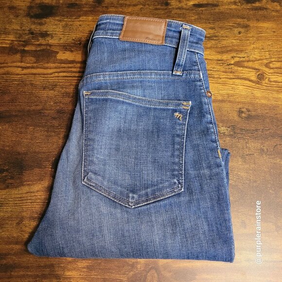 Madewell Jeans 27 Curvy High Rise Skinny Moreaux Wash AA621 Tummy Control - Picture 3 of 13